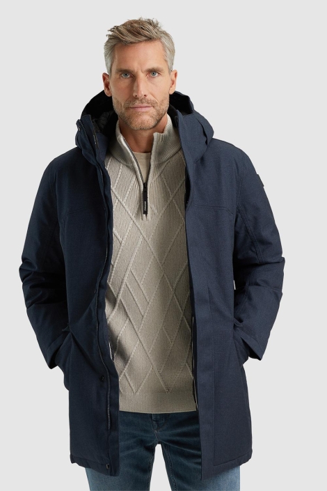Vanguard parka jacket melange twill